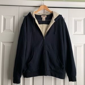 Men’s LL Bean Full Zip Sweatshirt - Large Regular